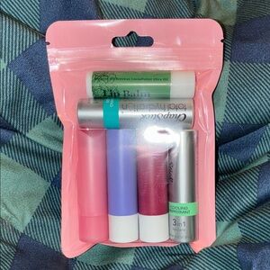 Assorted Lip Balm Set with Cooling Peppermint